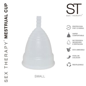 Copa menstrual small blanca