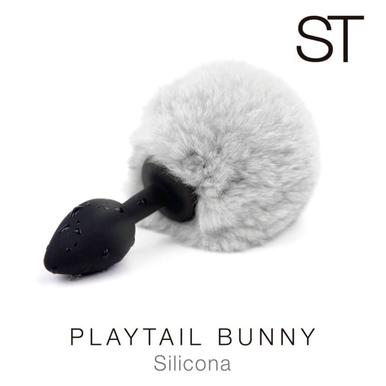 Plug anal silicona playtail bunny blanco - Image 2